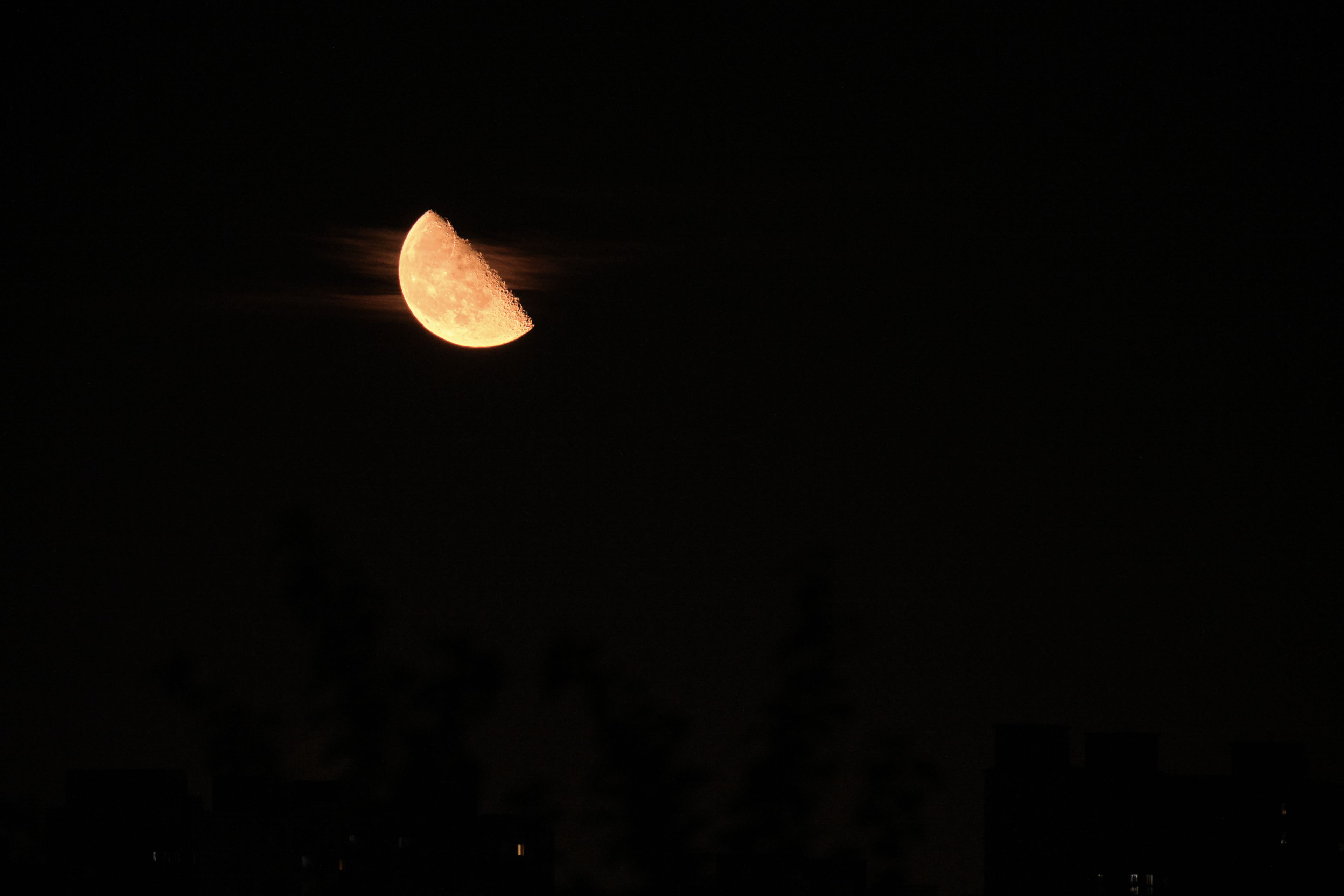 Orange moon