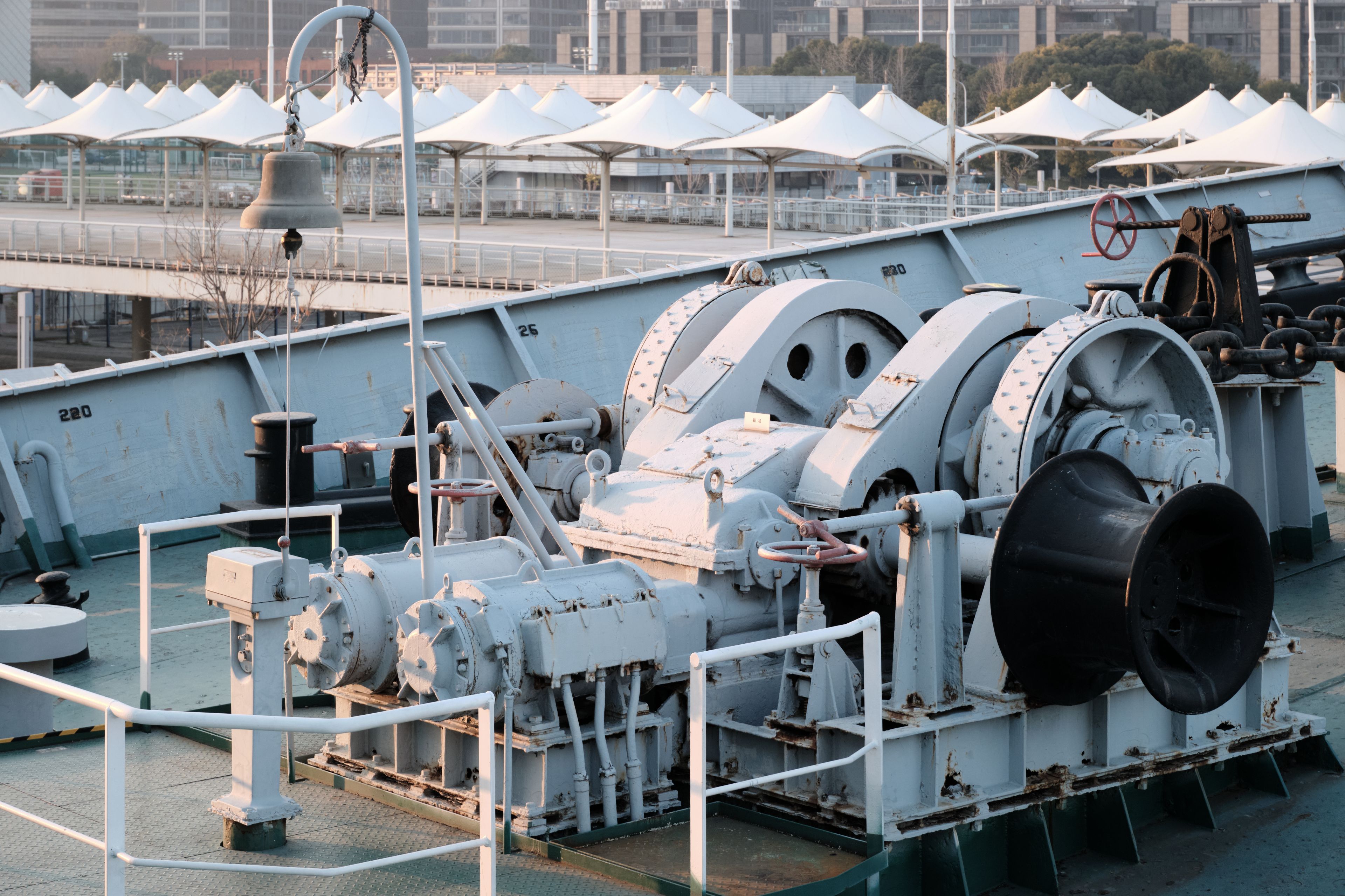 Bow of an retired ship